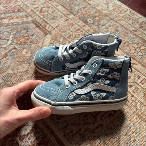 Butterfly High Top Vans Toddler